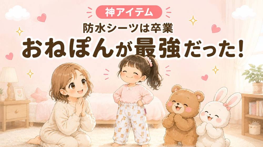おねしょズボン おねぽん|神アイテム