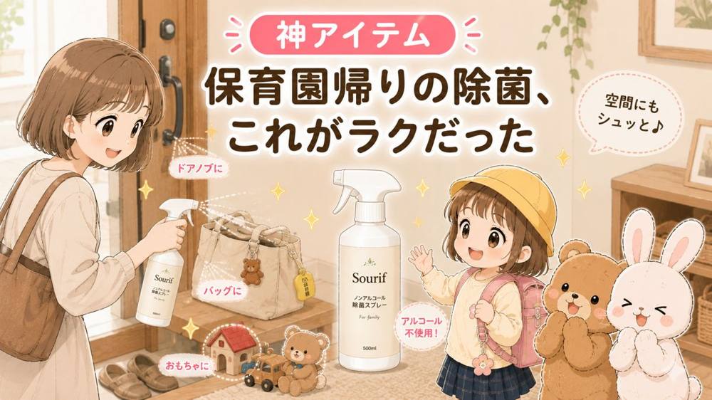 Sourif(スリーフ)除菌消臭スプレー|神アイテム