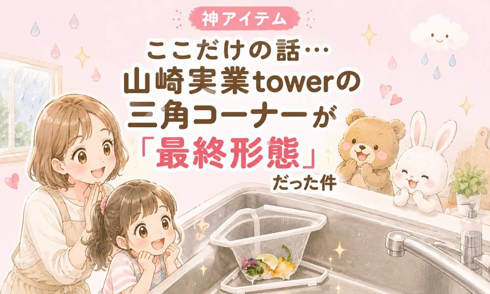 山崎実業towerの三角コーナー|神アイテム